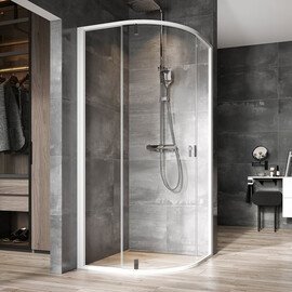 ДУШЕВОЙ УГОЛОК RAVAK NEXTY NSKK3-80 БЕЛЫЙ+ТРАНСПАРЕНТ