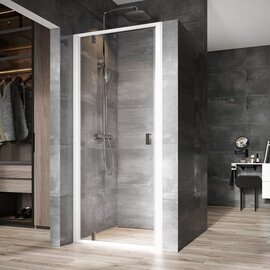 Душевая дверь Ravak Nexty NDOP1-80 Белый+транспарент купить за 70620 руб.