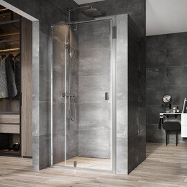 ДУШЕВАЯ ДВЕРЬ RAVAK NEXTY NDOP2-110 ЧЕРНЫЙ+ТРАНСПАРЕНТ