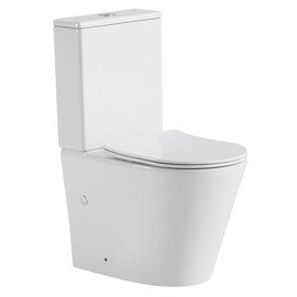 Унитаз компакт Black & White W-7793 P-trap, Geberit, Rimless 61x36x85 купить за 23600 руб.