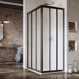 ДУШЕВОЙ УГОЛОК RAVAK SUPERNOVA ASRV3-75-198 ЧЕРНЫЙ+GRAPE