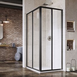 ДУШЕВОЙ УГОЛОК RAVAK SUPERNOVA SRV2-100 195 S ЧЕРНЫЙ+TRANSPARENT