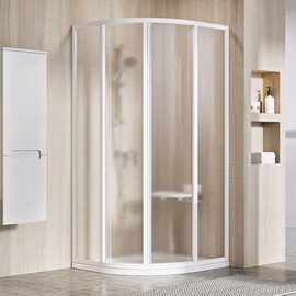 ДУШЕВОЙ УГОЛОК RAVAK SUPERNOVA SKCP4-90 СМ БЕЛЫЙ ПРОФИЛЬ, МАТОВОЕ СТЕКЛО