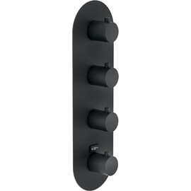 СМЕСИТЕЛЬ ДЛЯ ДУША NOBILI LIVE WE00103/TBM (НА 3 ВЫХОДА) VELVET BLACK