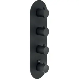 СМЕСИТЕЛЬ ДЛЯ ДУША NOBILI LIVE WE00103/TBM (НА 3 ВЫХОДА) VELVET BLACK