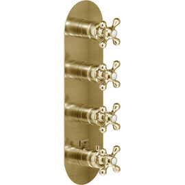 СМЕСИТЕЛЬ ДЛЯ ДУША NOBILI GRAZIA GRC5103BR (НА 3 ВЫХОДА) ANCIENT BRONZE