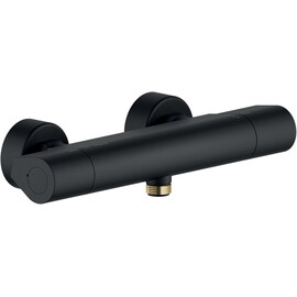 СМЕСИТЕЛЬ ДЛЯ ДУША NOBILI SEVEN SE124030BM VELVET BLACK С ТЕРМОСТАТОМ, МАТОВЫЙ ЧЕРНЫЙ