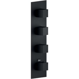 СМЕСИТЕЛЬ ДЛЯ ДУША NOBILI SEVEN WE00103/QBM (НА 3 ВЫХОДА) VELVET BLACK