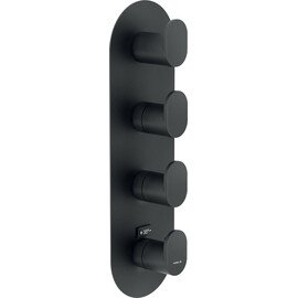 СМЕСИТЕЛЬ ДЛЯ ДУША NOBILI UP UP94103BM (НА 3 ВЫХОДА) VELVET BLACK