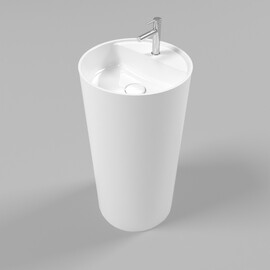 РАКОВИНА НАКЛАДНАЯ WHITECROSS PANTHEON D=43 (БЕЛЫЙ ГЛЯНЕЦ)