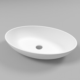 РАКОВИНА НАКЛАДНАЯ WHITECROSS CITRINE 60X40 (БЕЛЫЙ МАТ)