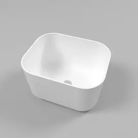 РАКОВИНА НАКЛАДНАЯ WHITECROSS LAZURIT 50X40 (БЕЛЫЙ ГЛЯНЕЦ)