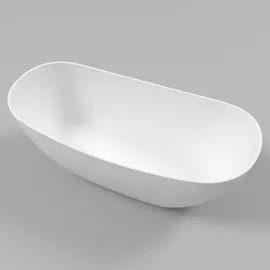 ВАННА ИЗ ИСКУССТВЕННОГО КАМНЯ WHITECROSS ONYX C 160X75 (БЕЛЫЙ МАТ)