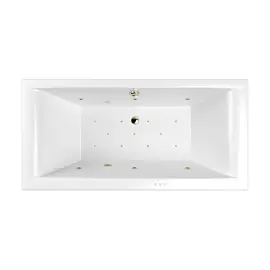 ГИДРОМАССАЖНАЯ АКРИЛОВАЯ ВАННА WHITECROSS SAVIA DUO 170X80 "RELAX" (БРОНЗА)