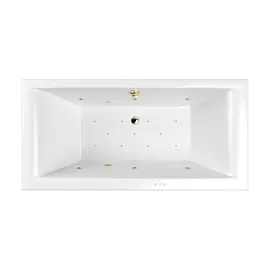 ГИДРОМАССАЖНАЯ АКРИЛОВАЯ ВАННА WHITECROSS SAVIA DUO 170X80 "RELAX" (ЗОЛОТО)