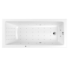 ГИДРОМАССАЖНАЯ АКРИЛОВАЯ ВАННА WHITECROSS WAVE 160X80 "NANO" (ХРОМ)