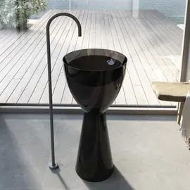 РАКОВИНА ОТДЕЛЬНОСТОЯЩАЯ ПРОЗРАЧНАЯ ABBER KRISTALL AT2703ONYX