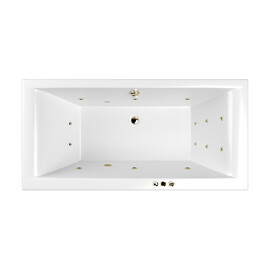 ГИДРОМАССАЖНАЯ АКРИЛОВАЯ ВАННА WHITECROSS SAVIA DUO 170X80 "SMART" (БРОНЗА)