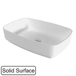 РАКОВИНА НАКЛАДНАЯ WHITECROSS JASPER 58X38 (БЕЛЫЙ МАТ)