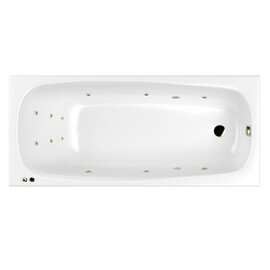 ГИДРОМАССАЖНАЯ АКРИЛОВАЯ ВАННА WHITECROSS LAYLA 180X80 "SMART" (БРОНЗА)