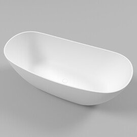 ВАННА ИЗ ИСКУССТВЕННОГО КАМНЯ WHITECROSS ONYX C 160X75 (БЕЛЫЙ МАТ)