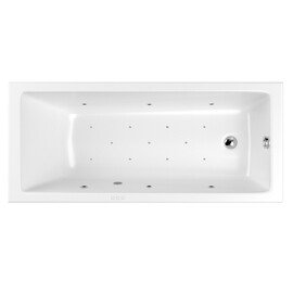 ГИДРОМАССАЖНАЯ АКРИЛОВАЯ ВАННА WHITECROSS WAVE 160X70 "RELAX" (ХРОМ)
