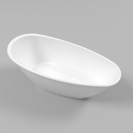 ВАННА ИЗ ИСКУССТВЕННОГО КАМНЯ WHITECROSS SPINEL B 155X73 (БЕЛЫЙ ГЛЯНЕЦ)