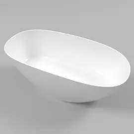 ВАННА ИЗ ИСКУССТВЕННОГО КАМНЯ WHITECROSS ONYX A 160X75 (БЕЛЫЙ ГЛЯНЕЦ)