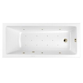 ГИДРОМАССАЖНАЯ АКРИЛОВАЯ ВАННА WHITECROSS WAVE 160X80 "RELAX" (БРОНЗА)