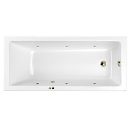ГИДРОМАССАЖНАЯ АКРИЛОВАЯ ВАННА WHITECROSS WAVE 160X80 "SOFT" (БРОНЗА)