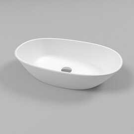 РАКОВИНА НАКЛАДНАЯ WHITECROSS AMAZON 60X35 (БЕЛЫЙ МАТ)