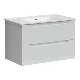 Тумба подвесная SANCOS Norma 2.0 790х450х500, c двумя ящиками оснащенными доводчиками, белый глянец , арт. NR2.080W купить за 20900 руб.