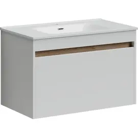 ТУМБА ПОДВЕСНАЯ SANCOS SMART 790Х450Х500, C ДВУМЯ ЯЩИКАМИ ОСНАЩЕННЫМИ ДОВОДЧИКАМИ, БЕЛЫЙ ГЛЯНЕЦ , АРТ. SM80W