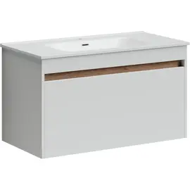 ТУМБА ПОДВЕСНАЯ SANCOS SMART 890Х450Х500, C ДВУМЯ ЯЩИКАМИ ОСНАЩЕННЫМИ ДОВОДЧИКАМИ, БЕЛЫЙ ГЛЯНЕЦ , АРТ. SM90W