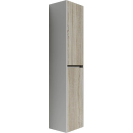ШКАФ-ПЕНАЛ SANCOS SMART ПОДВЕСНОЙ ДУБ БАРДОЛИНО/БЕЛЫЙ, 350Х300Х1600 ММ, АРТ. PSM35E