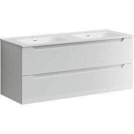 ТУМБА ПОДВЕСНАЯ SANCOS NORMA 2.0 1190Х450Х500, C ДВУМЯ ЯЩИКАМИ ОСНАЩЕННЫМИ ДОВОДЧИКАМИ, БЕЛЫЙ ГЛЯНЕЦ , АРТ. NR2.120-2W