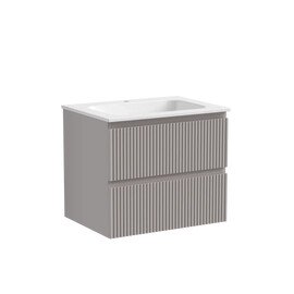 ТУМБА ПОДВЕСНАЯ SANCOS SNOB R 590Х445Х500, C ДВУМЯ ЯЩИКАМИ ОСНАЩЕННЫМИ ДОВОДЧИКАМИ, DOHA SOFT, АРТ.SNR60SM