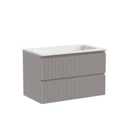 ТУМБА ПОДВЕСНАЯ SANCOS SNOB R 790Х445Х500, C ДВУМЯ ЯЩИКАМИ ОСНАЩЕННЫМИ ДОВОДЧИКАМИ, DOHA SOFT, АРТ.SNR80SM