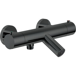 СМЕСИТЕЛЬ ТЕРМАСТАТИЧЕСКИЙ ДЛЯ ВАННЫ NOBILI VE125010/1FLP ГЛЯНЦЕВЫЙ ЧЕРНЫЙ