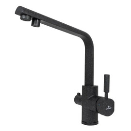 СМЕСИТЕЛЬ KAISER DECOR ДЛЯ КУХНИ БОКОВОЙ ПОД ФИЛЬТР (ЧЕРНЫЙ-МРАМОР-308)