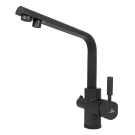 СМЕСИТЕЛЬ KAISER DECOR ДЛЯ КУХНИ БОКОВОЙ ПОД ФИЛЬТР (ЧЕРНЫЙ-МРАМОР-308)