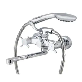 СМЕСИТЕЛЬ KAISER CUATRO ДЛЯ ВАННЫ С ДУШЕМ 4-ЛИСТНИК