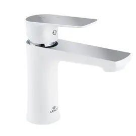 СМЕСИТЕЛЬ KAISER ATRIO ДЛЯ РАКОВИНЫ БЕЛЫЙ ХРОМ