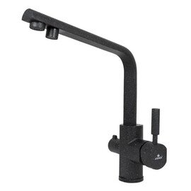 СМЕСИТЕЛЬ KAISER DECOR ДЛЯ КУХНИ БОКОВОЙ ПОД ФИЛЬТР (ЧЕРНЫЙ-МРАМОР-308)