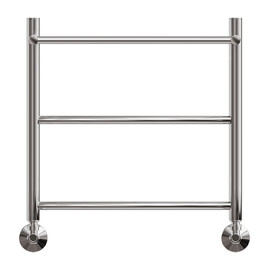 ПОЛОТЕНЦЕСУШИТЕЛЬ ВОДЯНОЙ POINT АФИНА PN04155P П2 500X500 С ПОЛКОЙ, ХРОМ