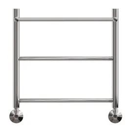 ПОЛОТЕНЦЕСУШИТЕЛЬ ВОДЯНОЙ POINT АФИНА PN04155P П2 500X500 С ПОЛКОЙ, ХРОМ