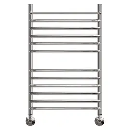 ПОЛОТЕНЦЕСУШИТЕЛЬ ВОДЯНОЙ POINT АЛЬФА PN05158SP П11 500X800 С ПОЛКОЙ, ХРОМ