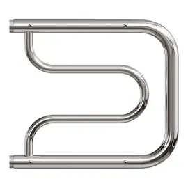 ПОЛОТЕНЦЕСУШИТЕЛЬ ВОДЯНОЙ POINT PN21334P 320X400 ФОКСТРОТ С ПОЛКОЙ, ХРОМ