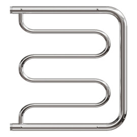 ПОЛОТЕНЦЕСУШИТЕЛЬ ВОДЯНОЙ POINT PN25554P 500X400 ФОКСТРОТ С ПОЛКОЙ, ХРОМ