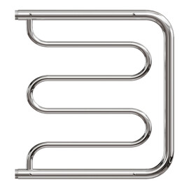 ПОЛОТЕНЦЕСУШИТЕЛЬ ВОДЯНОЙ POINT PN25556P 500X600 ФОКСТРОТ С ПОЛКОЙ, ХРОМ